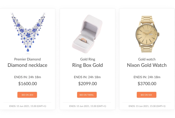 Let Vendors Sell Products <br>Using Bidding