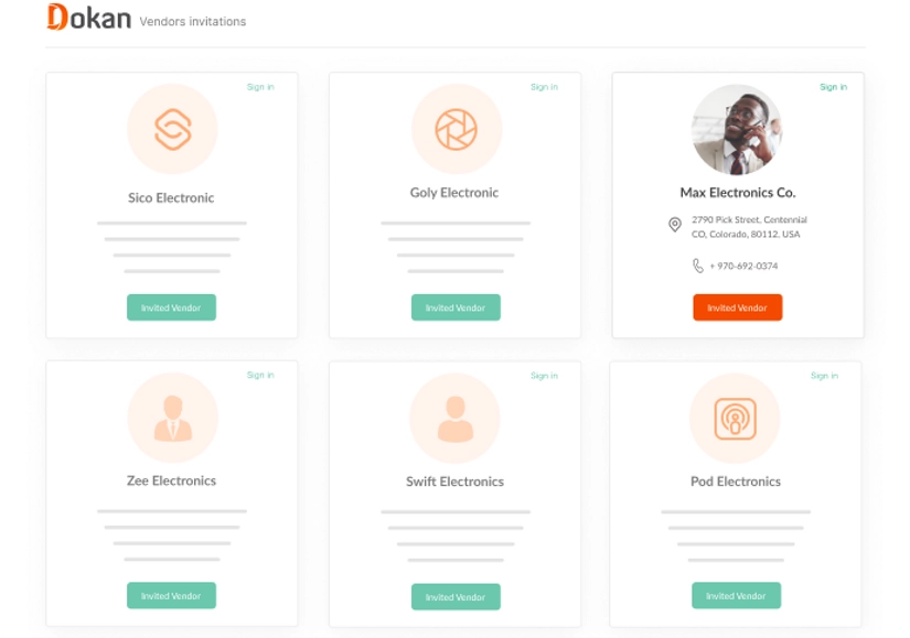 Let Multiple Vendors Sell <br>from Your Marketplace