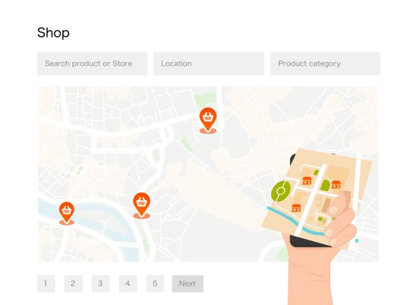 Let Customers Shop from<br> Nearest Stores