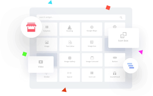 Choose From 13 Types of <br>Widgets
