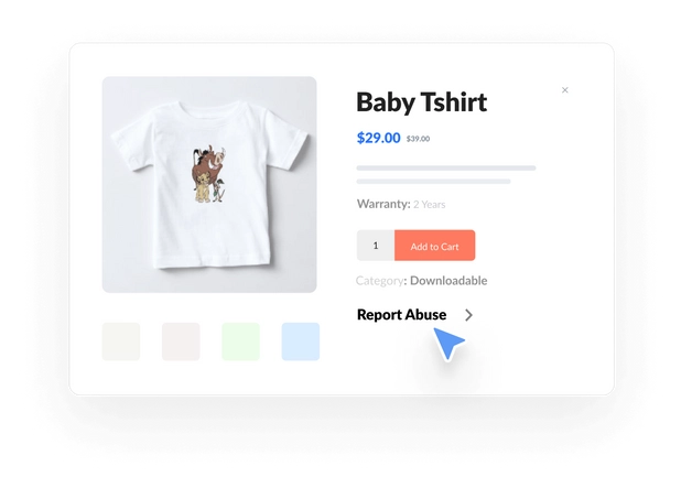 Customers Can Report <br>To Admin In Just A Click