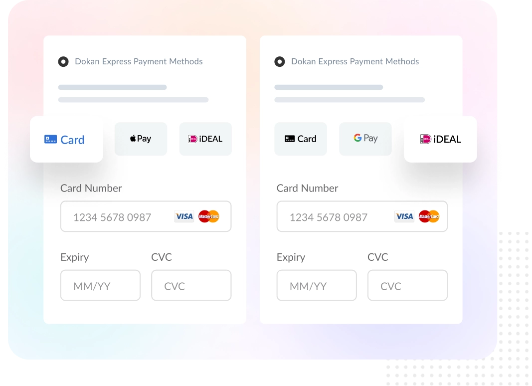 Multiple Payment Methods <br>With Popular eWallets