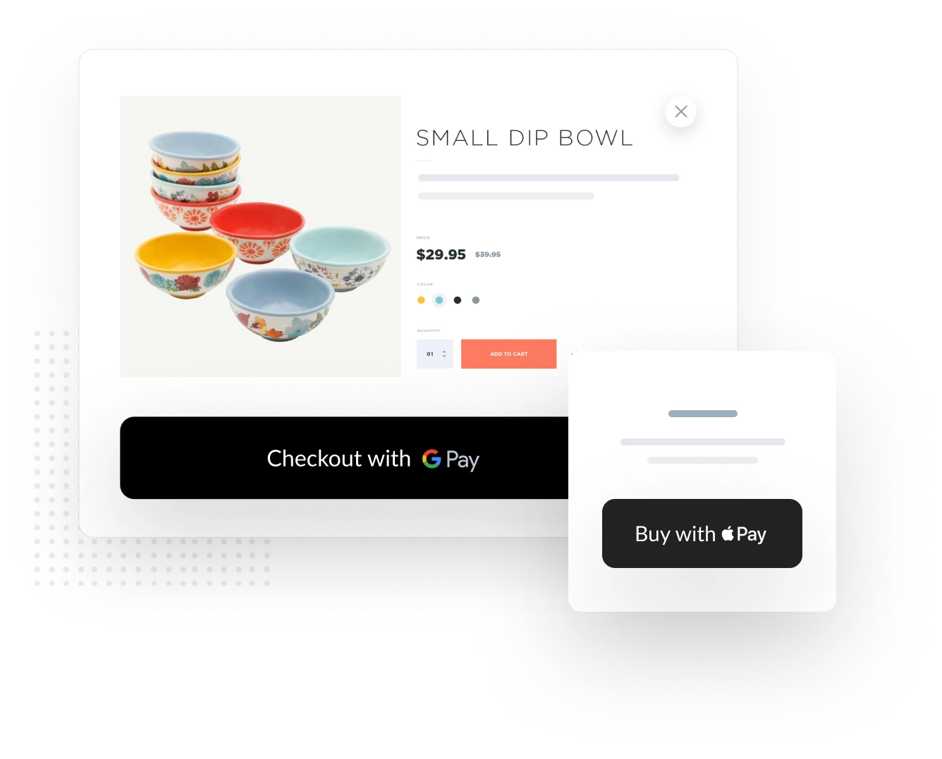 Smart Payment Buttons<br> for Efficient Shopping<br> Experience